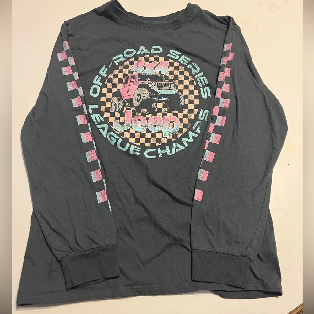 Jeep Big Girls long sleeve size Large 10/12
